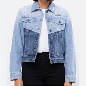 NWT Blue Hidden Jeans Denim Jacket